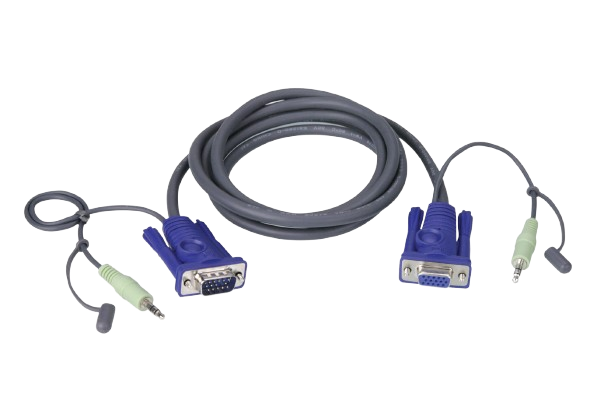 VGA Cable 1.8m (M-F) with Audio 1.8m
